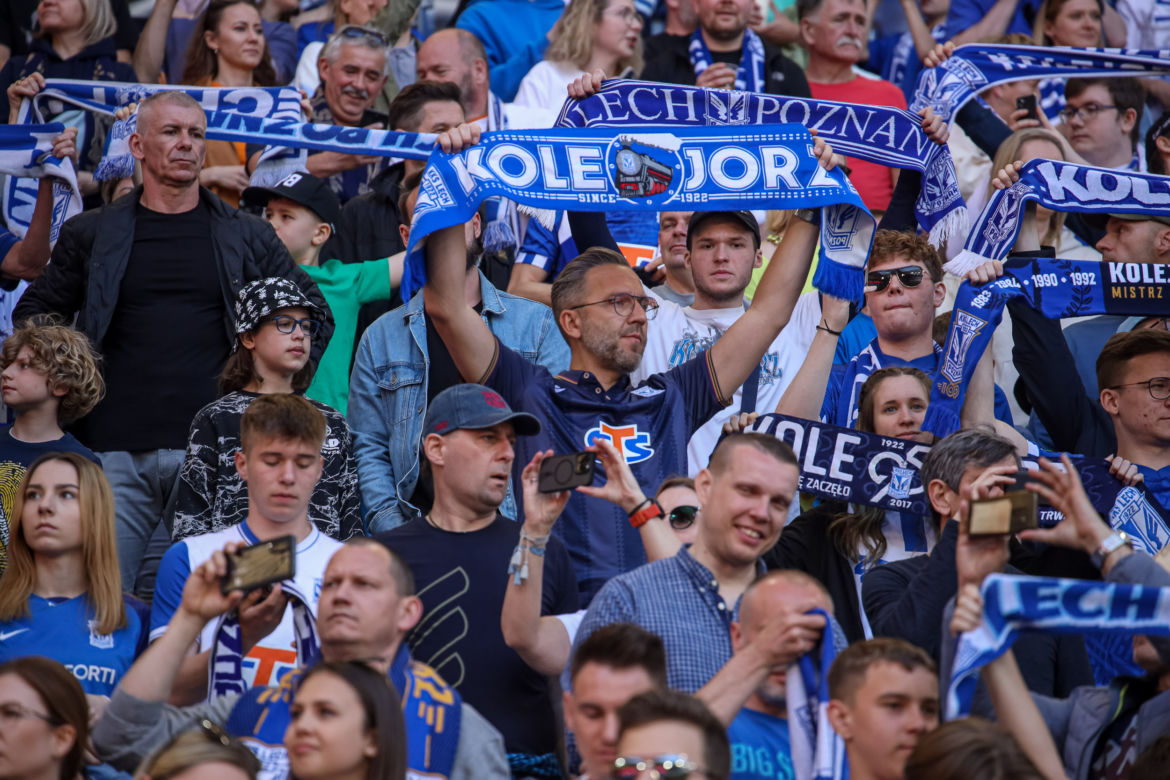 Tak bawili się kibice na meczu Lech Poznań - Jagiellonia Białystok