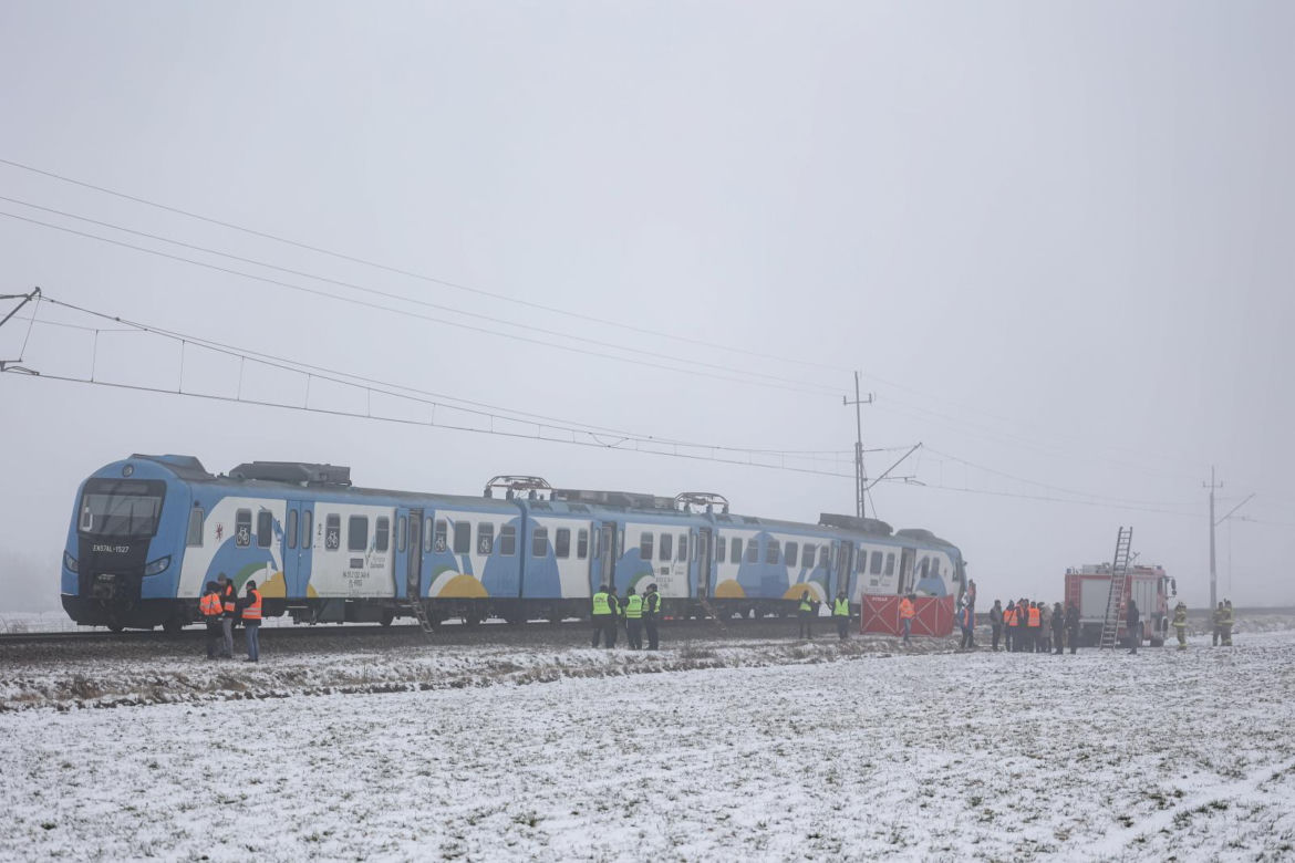 Wypadek na przejeździe kolejowym w Nowych Budach pod Budzyniem