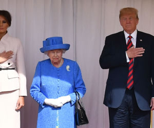 Melania i Donald Trump w Wielkiej Brytanii