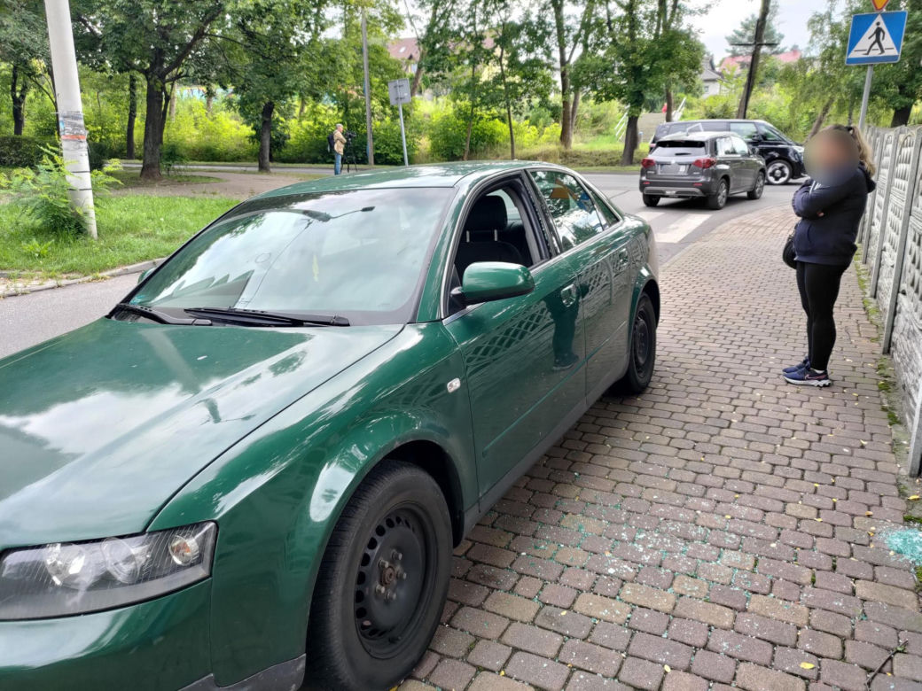 "Wyleciał mi przed maskę"