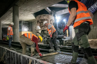 Budowa przystanku tramwajowego pod dworcem Warszawa Zachodnia