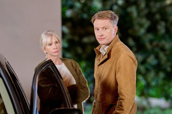 Na Wspólnej odc. 4132. Igor (Jakub Wesołowski), Ewa (Ewa Gawryluk)