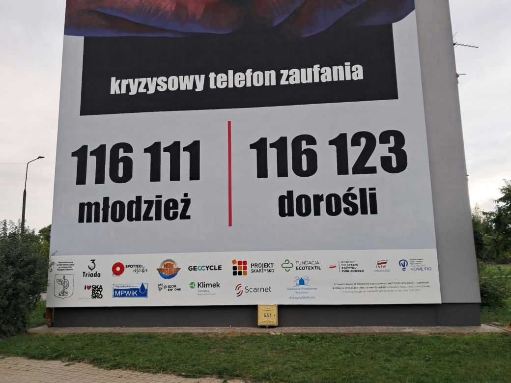 Ogromny mural w Skarżysku-Kamiennej