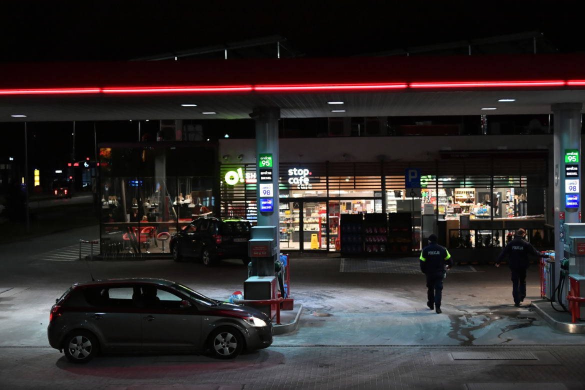 Mężczyzna podpalił się na stacji benzynowej w Gdańsku Oliwie