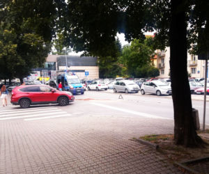Wypadek na ul. Słowackiego w Rzeszowie