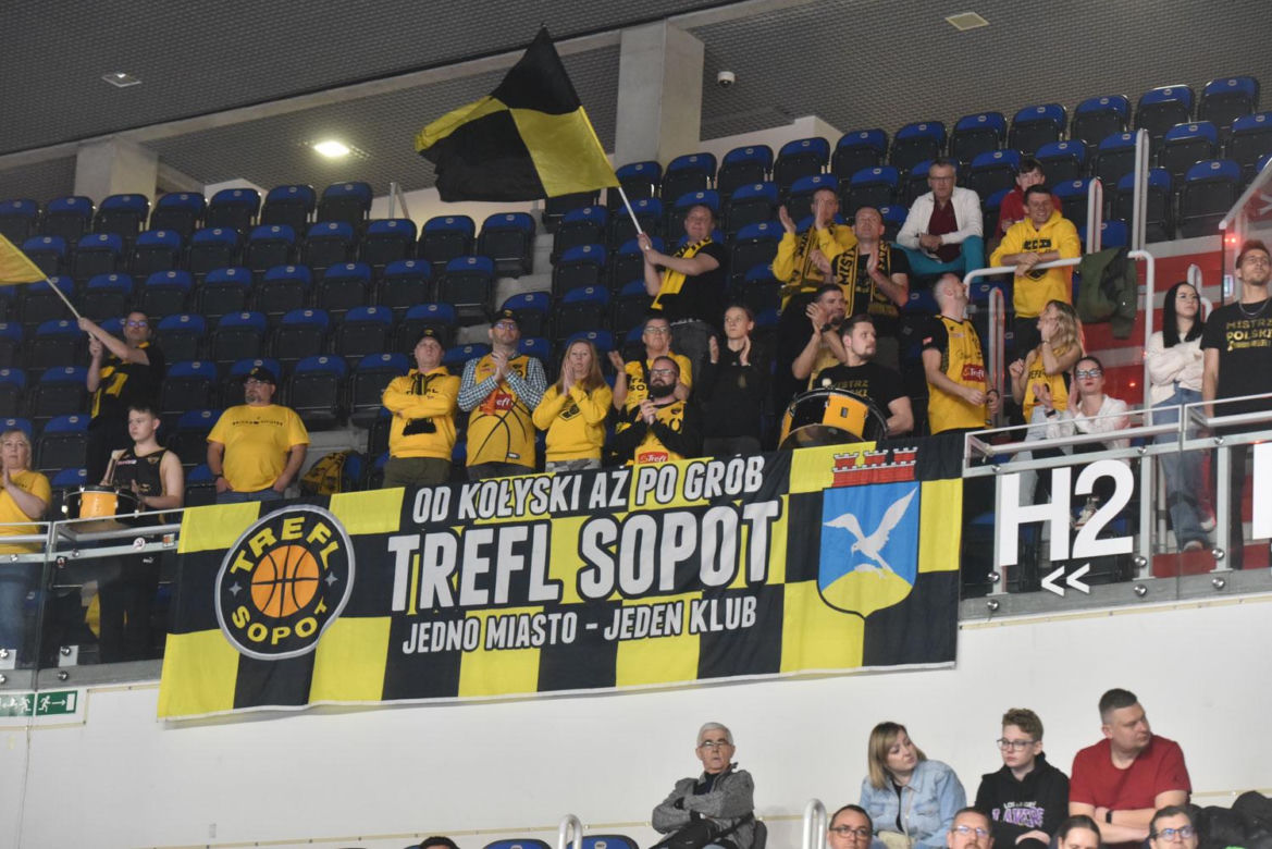 Arriva Polski Cukier Toruń - Trefl Sopot, zdjęcia kibiców i zawodników z meczu Orlen Basket Ligi