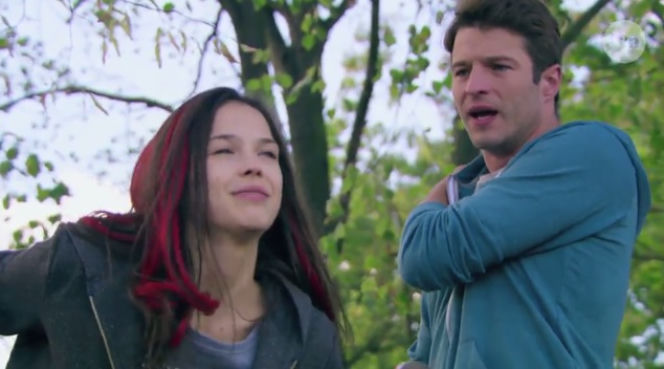 Na Wspólnej. Paulina (Dagmara Bryzek), Olaf (Maciej Brzoska)