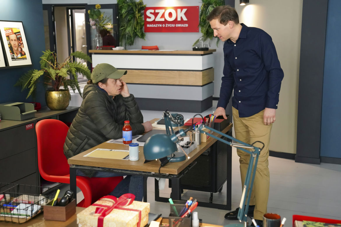 Barwy szczęścia odc. 2639. Łukasz (Michał Rolnicki), Modrzycki (Piotr Ligenza)