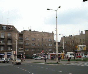 Ulica Krzywoustego w latach 90.