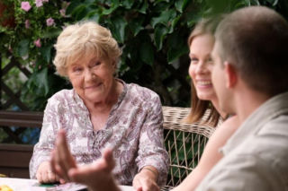 M jak miłość odc. 1902. Mateusz (Rafał Kowalski), Majka (Matylda Giegżno), Barbara (Teresa Lipowska)