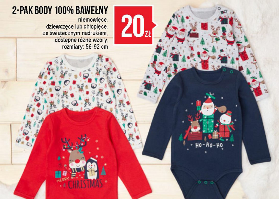 2 - pak body 100 proc. bawełny 20 zł