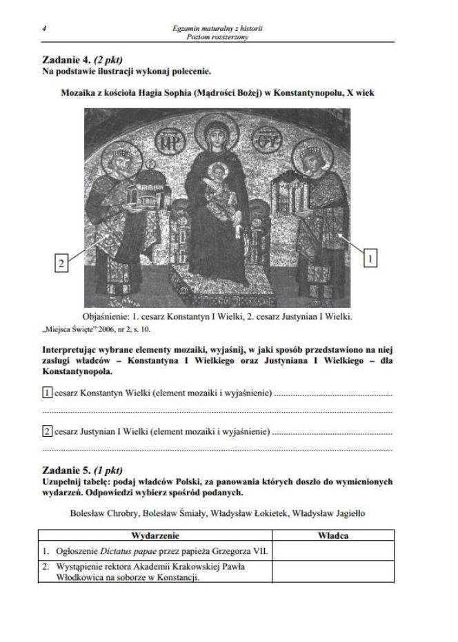 Matura 2014 Historia poziom rozszerzony