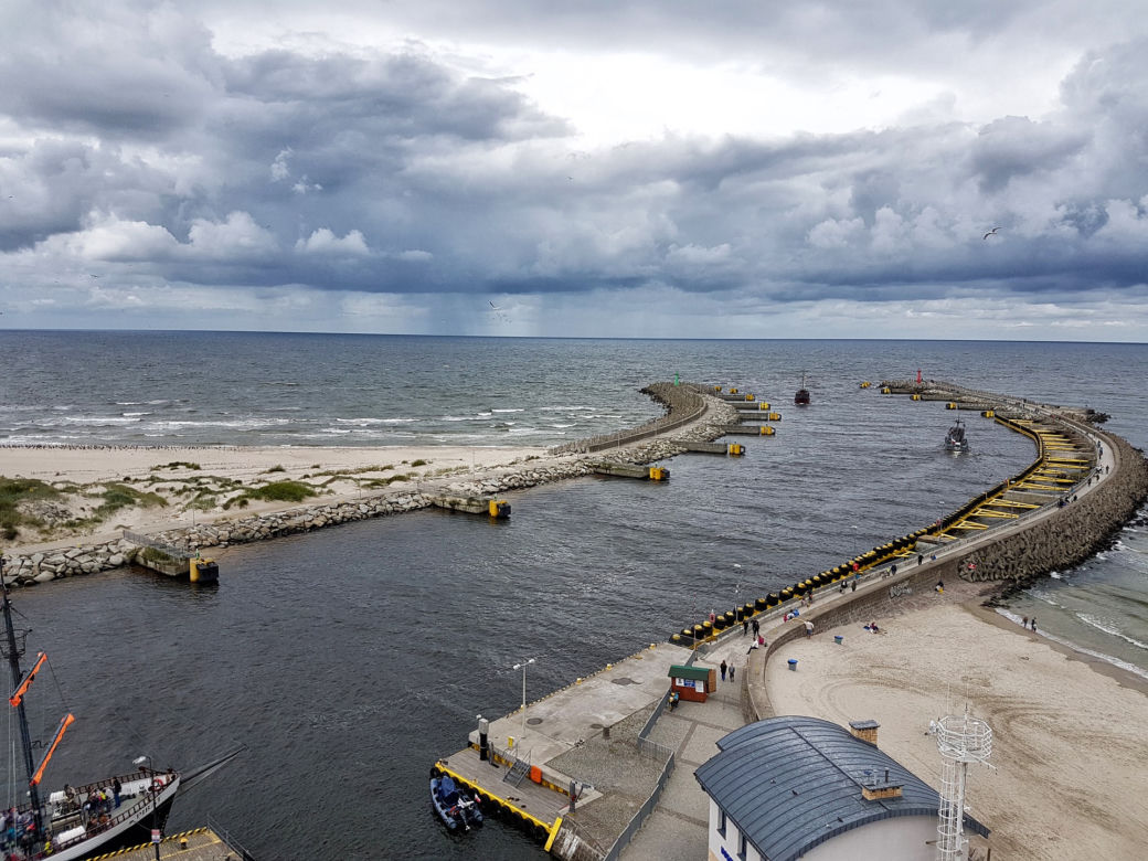 Port i falochrony w Kołobrzegu