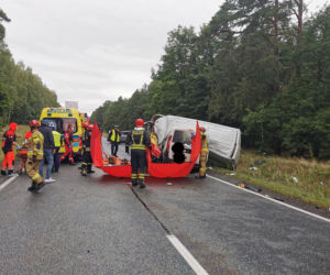 Wypadek na DK 10 w Cierpicach! Nie żyje jedna osoba, a cztery są ranne!
