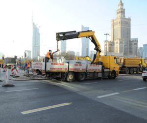 Tak wygląda centrum Warszawy przed Marszem Niepodległości