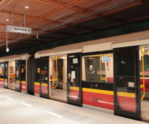 Pierwszy pociąg metra wjechał na Bemowo