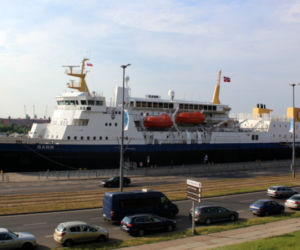 Wycieczkowiec m/v Gann w Szczecinie