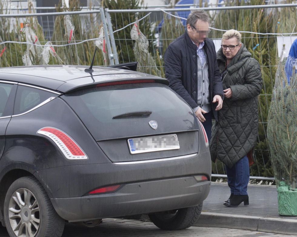Beata Kempa z mężem