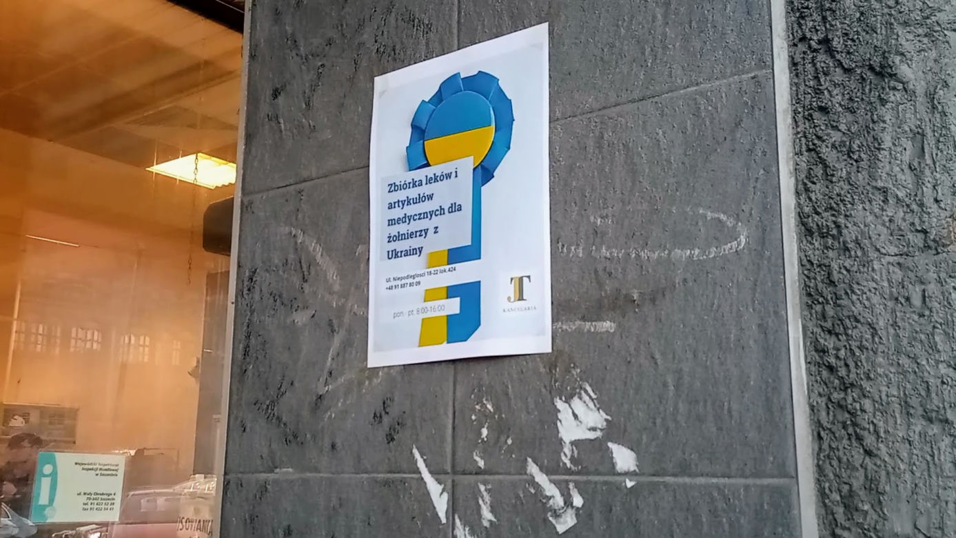 Szczecin solidarny z Ukrainą
