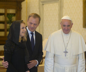 DONALD TUSK Małgorzata Tusk papież Franciszek