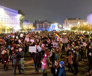 Strajk Kobiet na placu Wolności