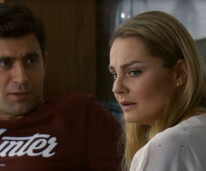 Przyjaciółki odcinek 118, Inga (Małgorzata Socha), Robert (Krzysztof Wieszczek)