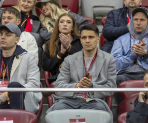 Znane osoby na meczu Polska - Albania w barażach o awans na Mistrzostwa Świata. Zobacz zdjęcia