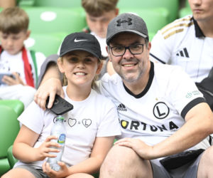 Legia Warszawa - Zagłębie Lubin: Zdjęcia kibiców