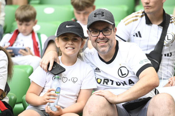 Legia Warszawa - Zagłębie Lubin: Zdjęcia kibiców