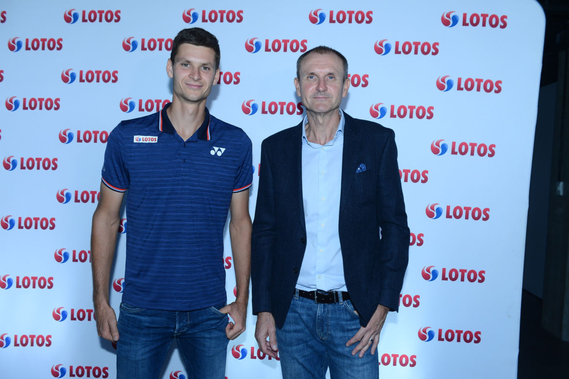 Hubert Hurkacz i jego ojciec Krzysztof