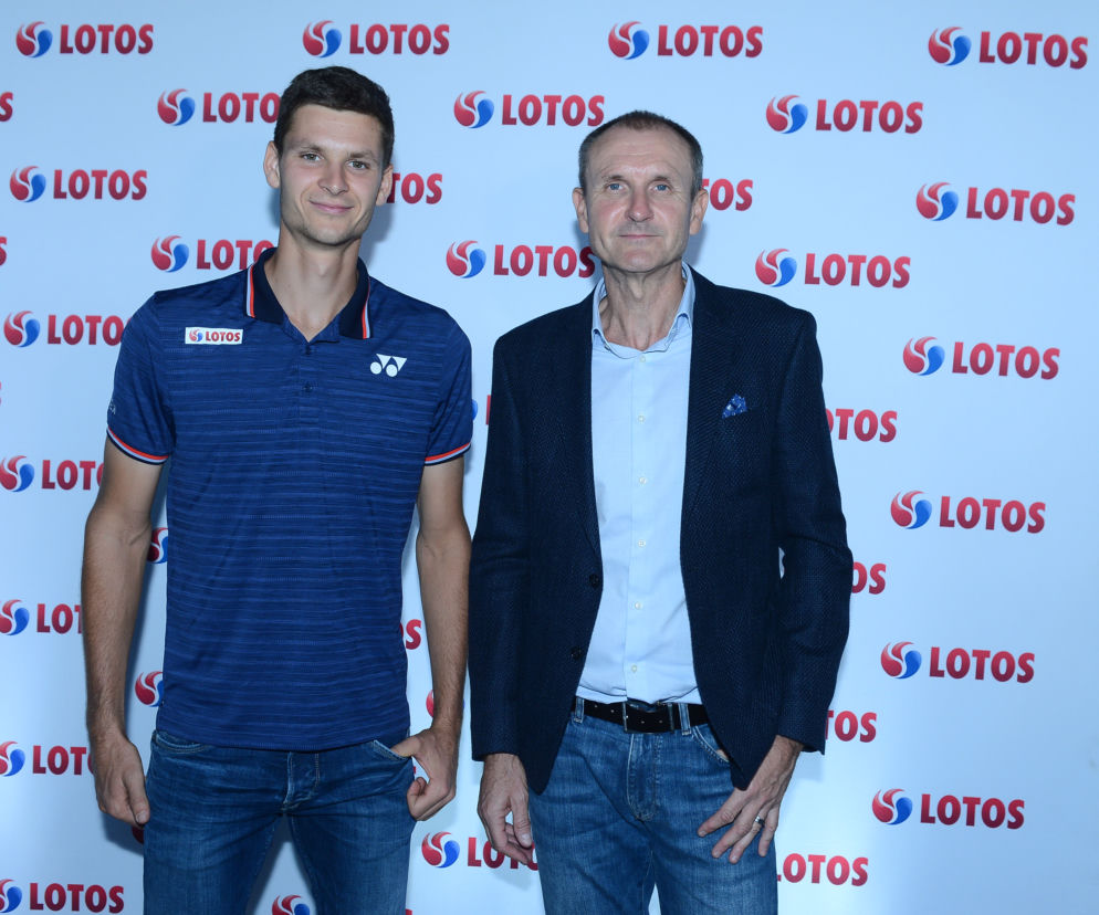 Hubert Hurkacz i jego ojciec Krzysztof