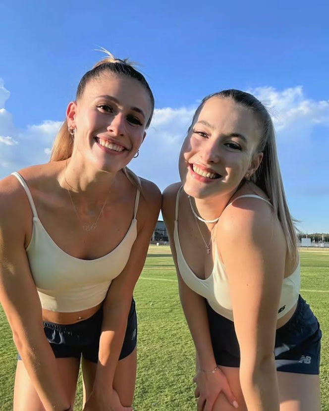 Natalia Bukowiecka (Kaczmarek) i Alicja Kaczmarek