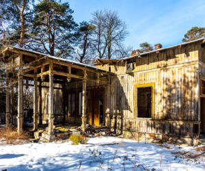 Ruiny domu Wedla w Otwocku