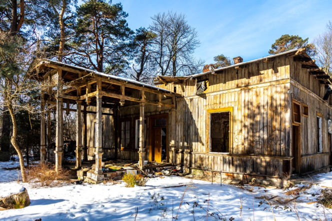 Ruiny domu Wedla w Otwocku