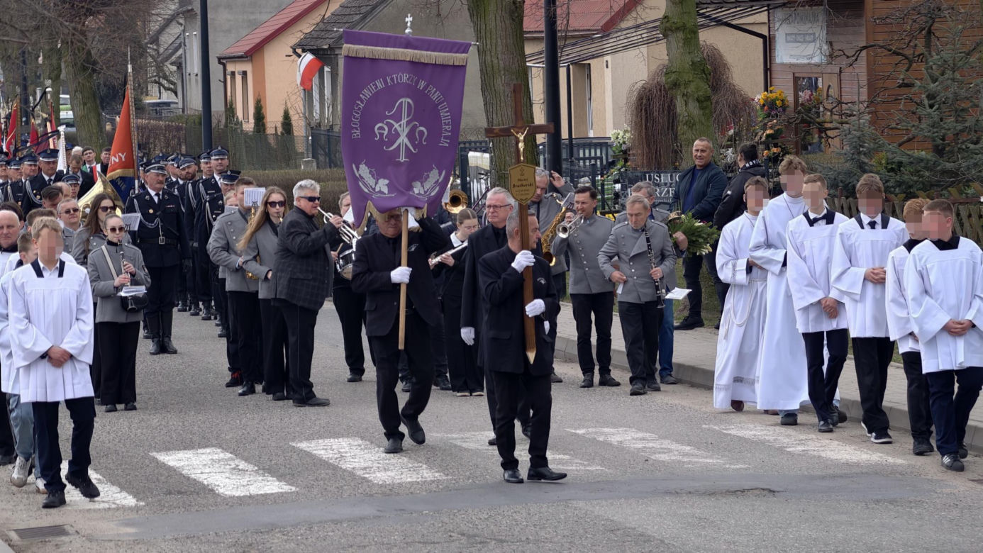 Pogrzeb burmistrza Koźmina Wielkopolskiego
