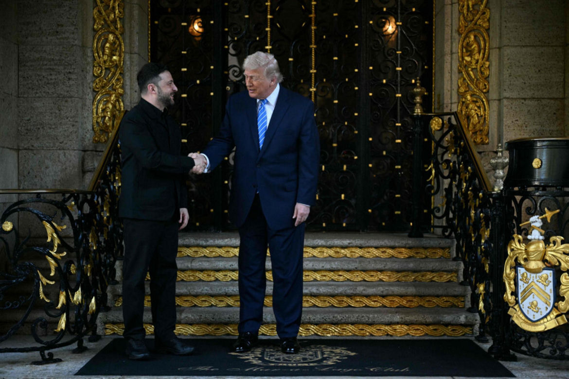 Wołodymyr Zełenski i Donald Trump