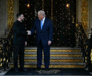 Wołodymyr Zełenski i Donald Trump