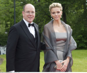 Książę Albert z Monako z Charlene Wittstock