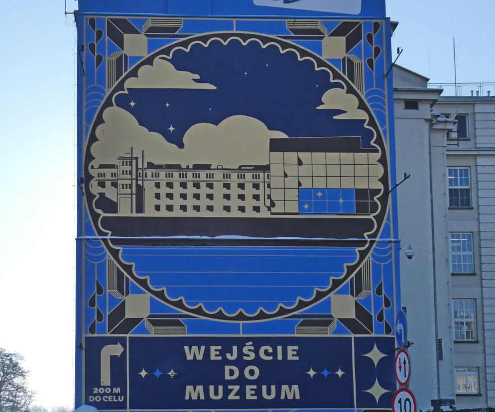 Nowy mural na warszawskiej Pradze. Prowadzi prosto do świata czekoladowych przysmaków