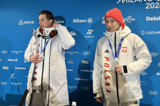 Kacper Tomasiak i Paweł Wąsek z medalami olimpijskimi