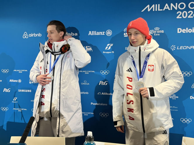 Kacper Tomasiak i Paweł Wąsek z medalami olimpijskimi