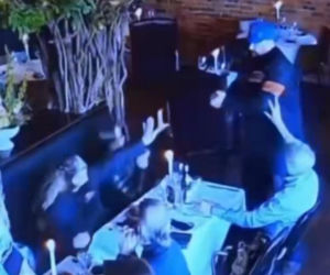 Chciał zabić żonę w restauracji! Kelner bohaterem