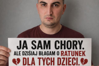 Chociaż sam tonie w bólu, walczy o zdrowie dzieci z DMD. „Wspólnie wyrwijmy te maluchy z rąk śmierci!”