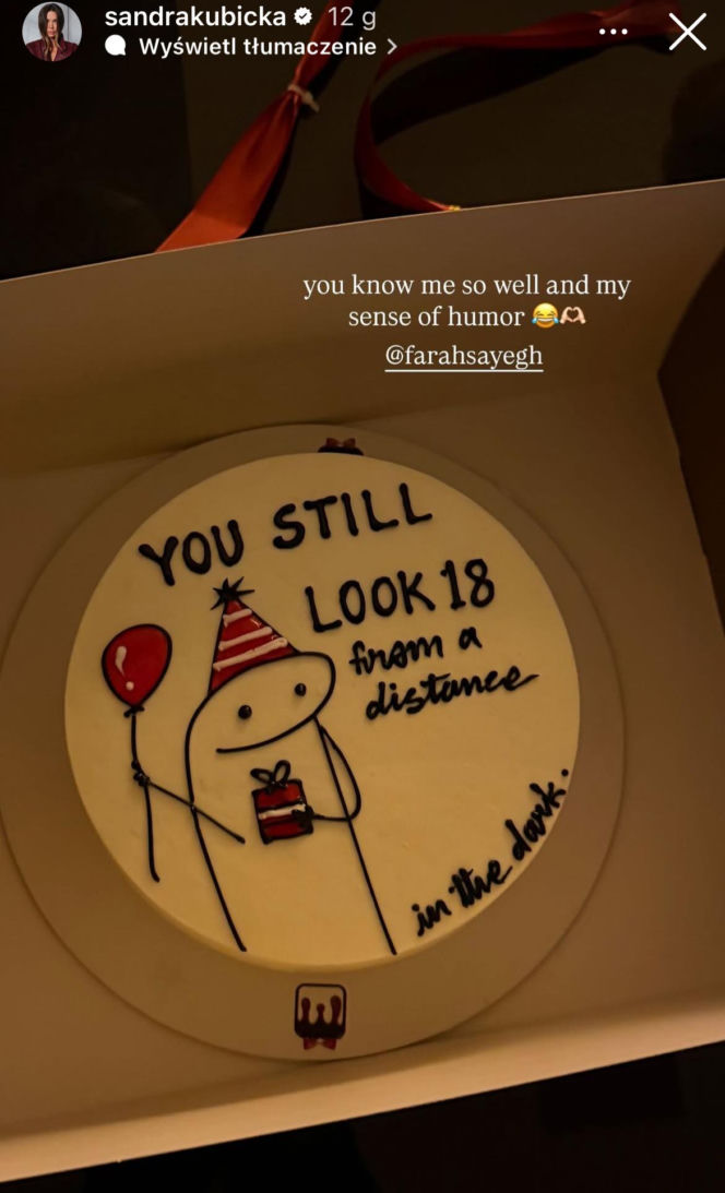 Sandra Kubicka pokazuje mężowi co stracił