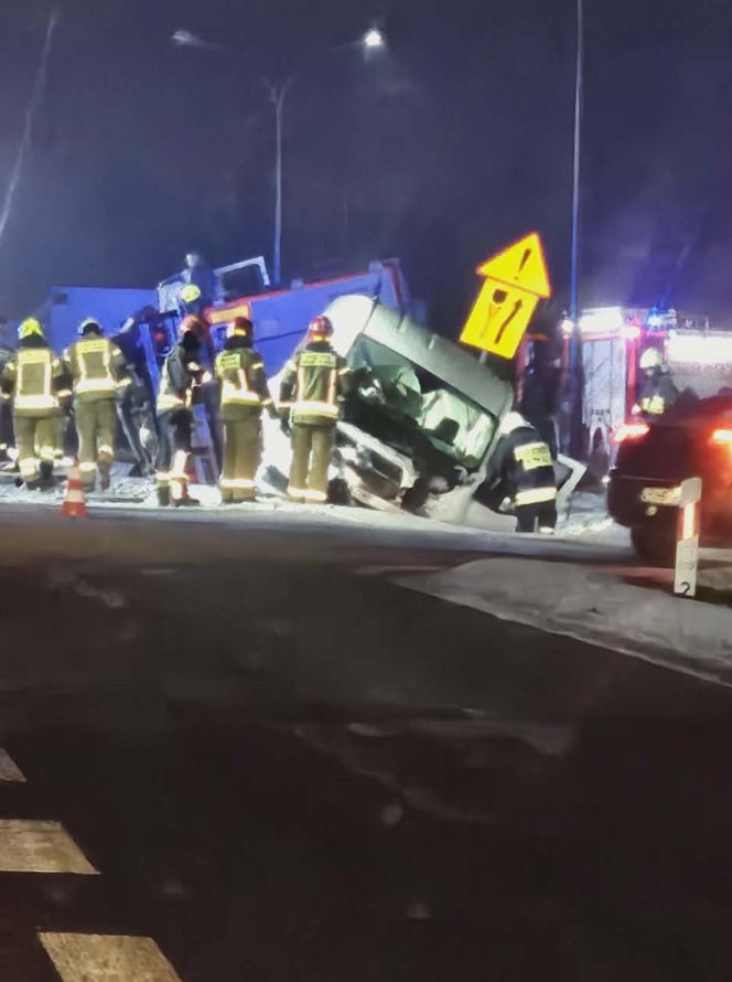 Wypadek na DK-2 w Chromnej