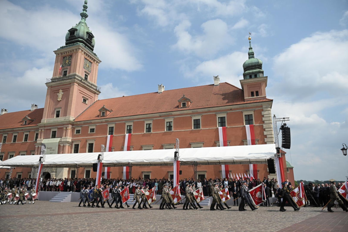 Uroczystości na pl. Zamkowym w Warszawie (3.05.2025)