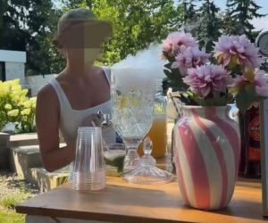 Klaudia Halejcio wyprawiła córce urodziny