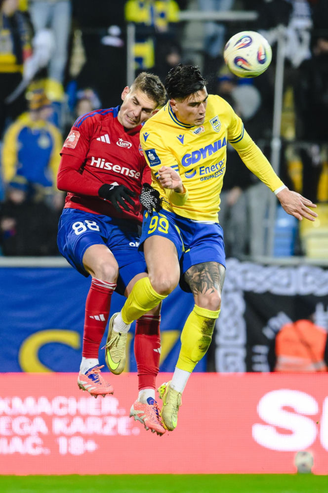 Mecz Ekstraklasy Arka Gdynia - Raków Częstochowa