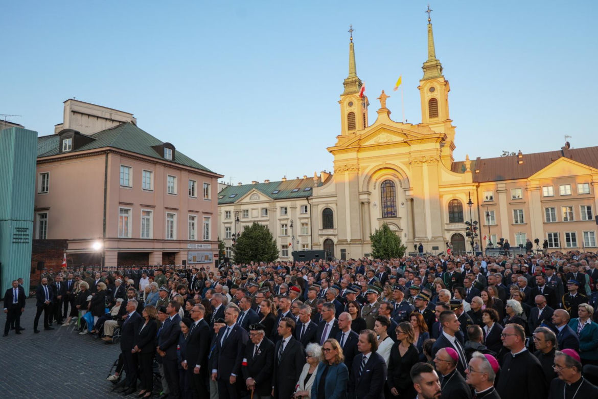 81. rocznica Powstania Warszawskiego. Uroczystość na pl. Krasińskich (31.07.2025)