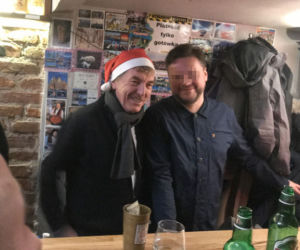 Zbigniew Boniek w knajpie
